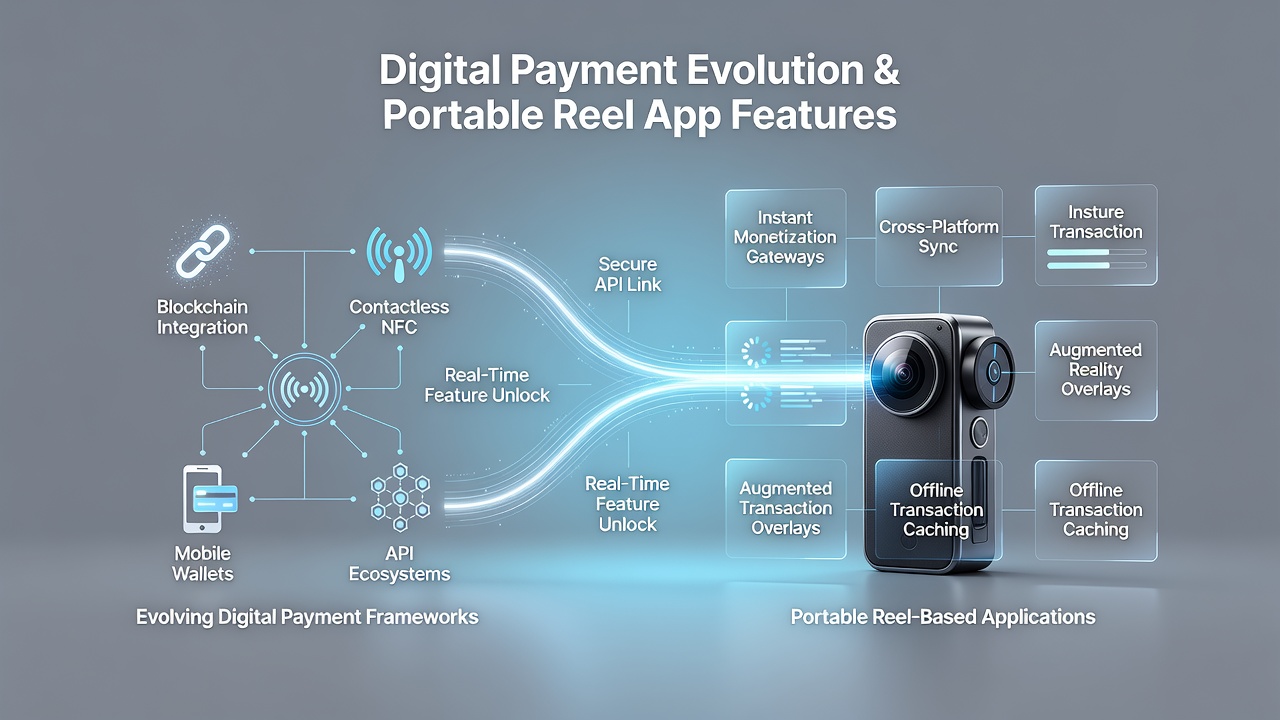 Close-up of portable device showing reel game with payment-linked bonus indicators