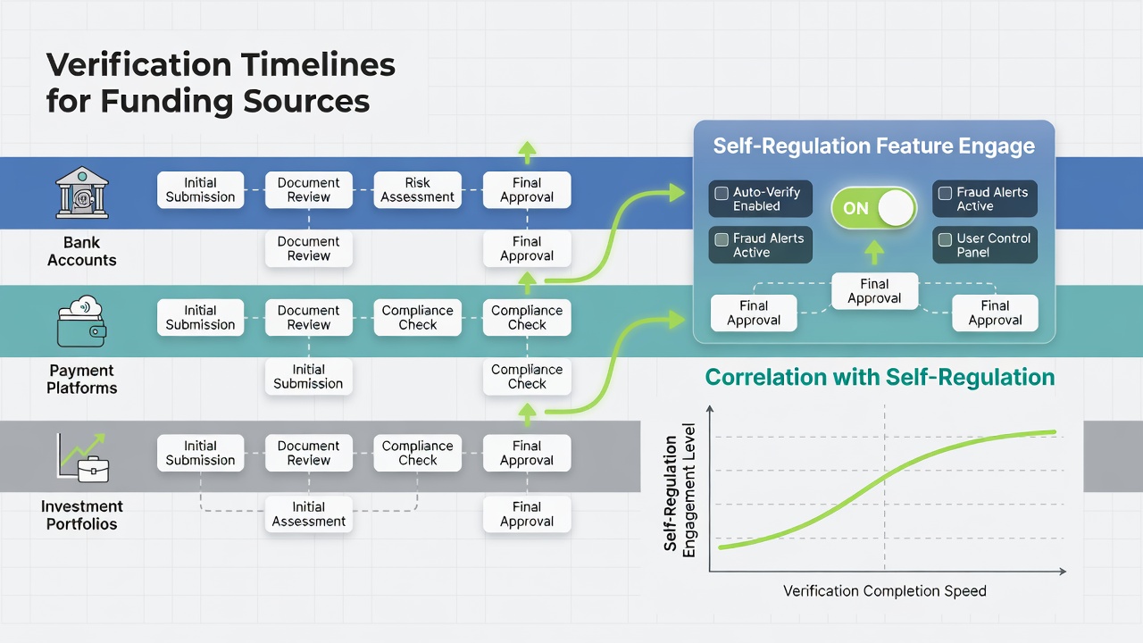 Graph illustrating correlation between payment verification speed and self-regulation tool usage rates